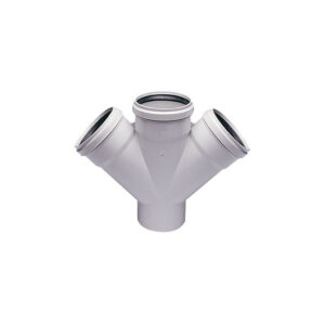 250 x 200 Pvc - U Çift Çatal 45°